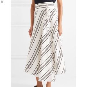 Apiece Apart Faux wrap skirt